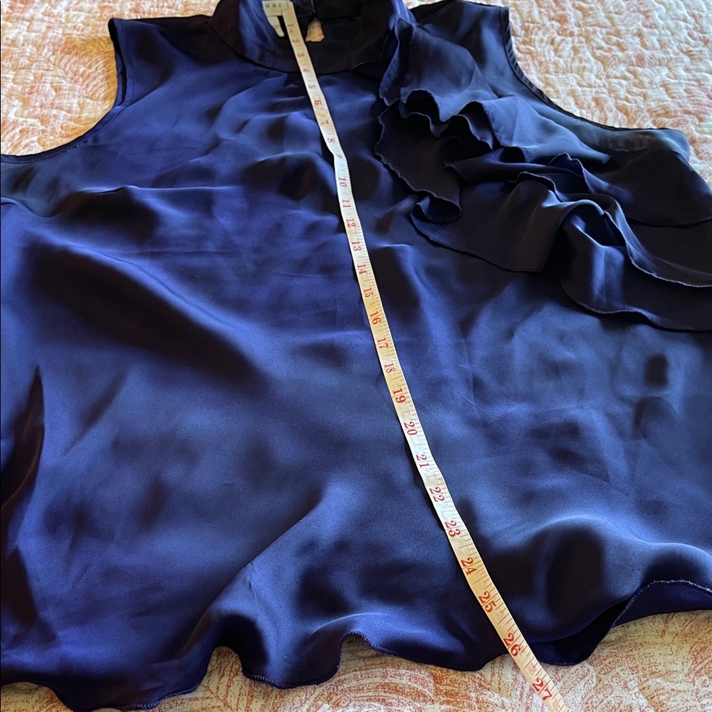 Kenar Plum Ruffle Top - Picture 4 of 6